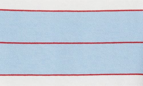 Re/done Bama Stripe Cotton Tank In Pacific Stripe