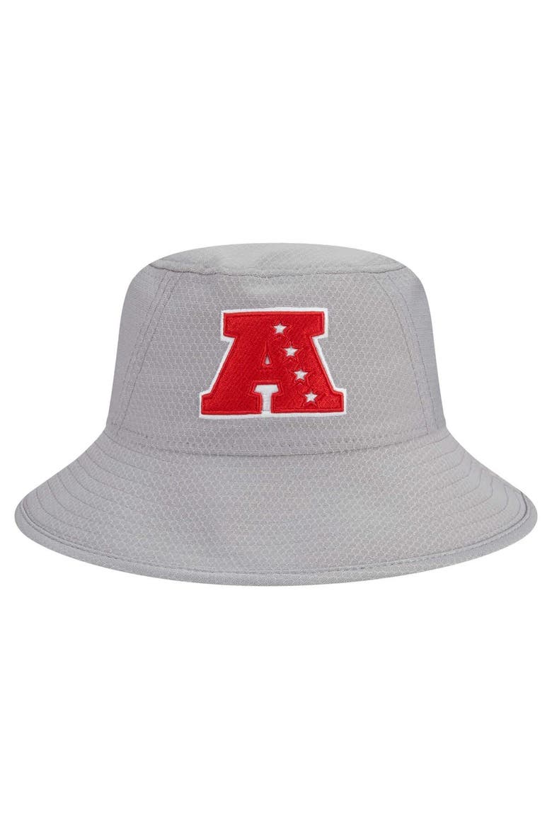 Men's New Era Gray AFC Merchandise 2025 NFL Pro Bowl Bucket Hat, Alternate, color, Gray