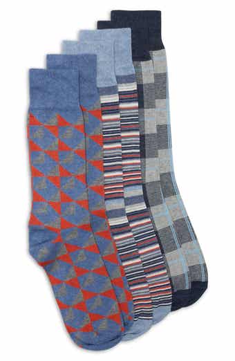 3-Pack Triangles Dress Socks