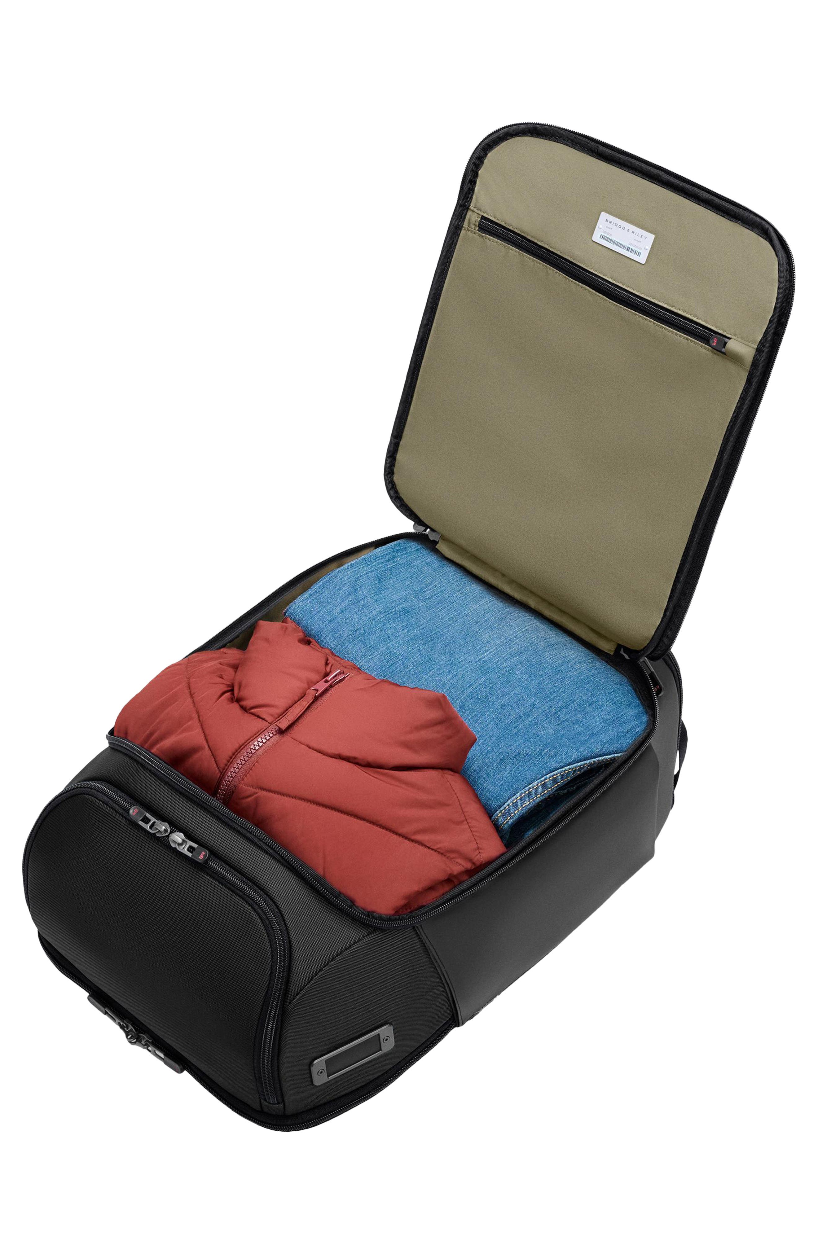 ZDX U-Zip Travel Backpack, Alternate, color, BLACK