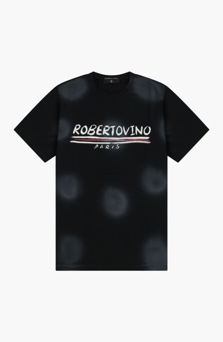Roberto Vino Roberto Paris Short Set, Alternate, color, Black