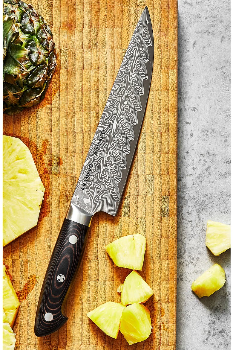 Kramer Euroline Damascus Collection 8-Inch Narrow Chef's Knife, Alternate, color, STAINLESS STEEL