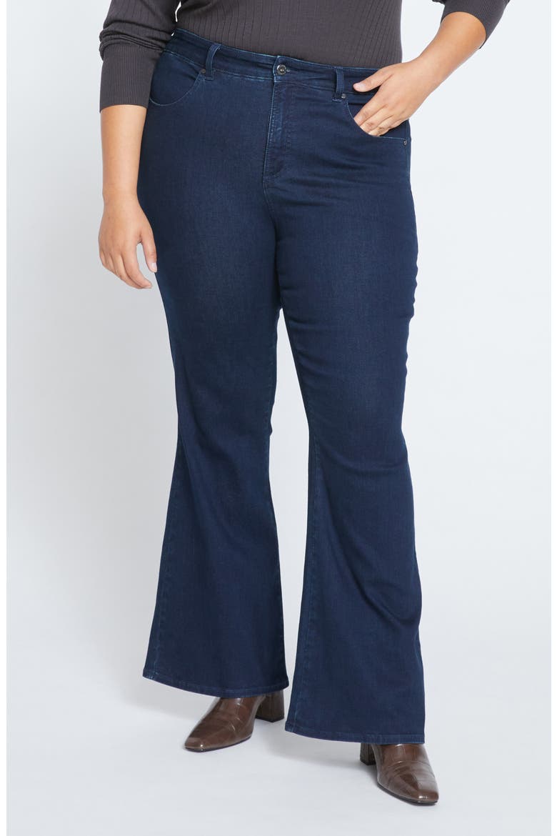 Farrah High Waist Flare Jeans, Main, color, DARK INDIGO