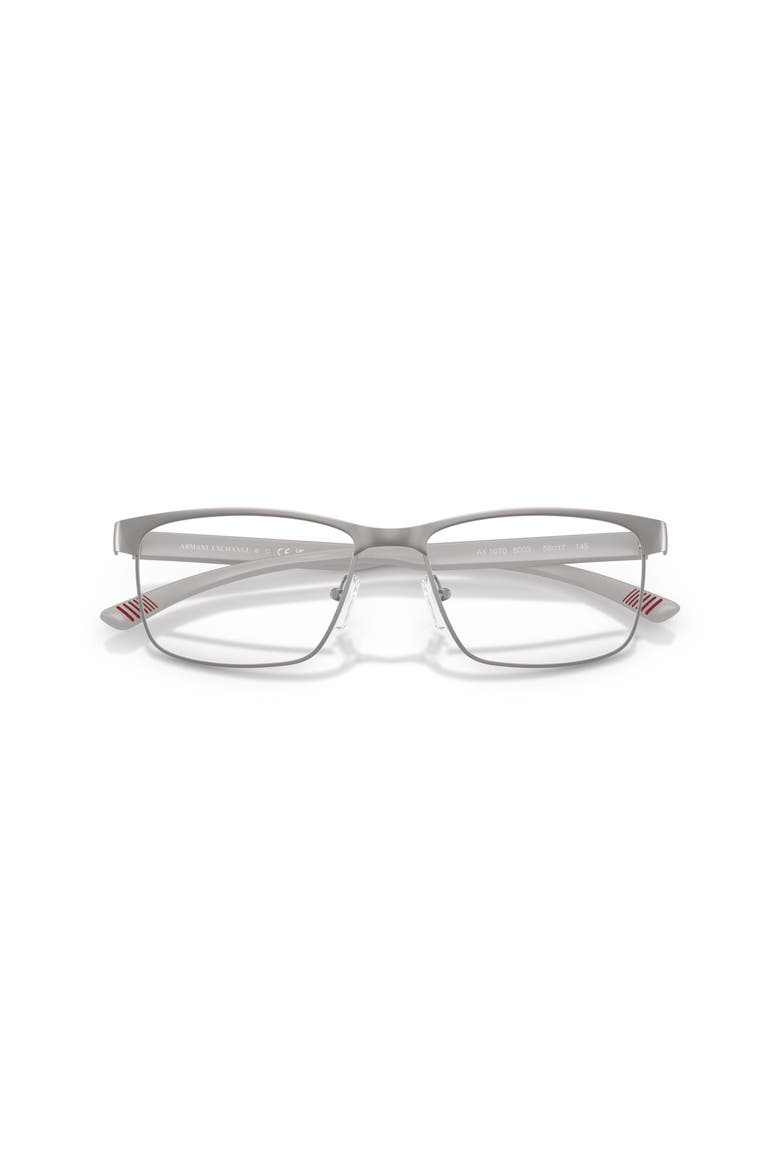 56mm Rectangle optical glasses, Alternate, color, Grey