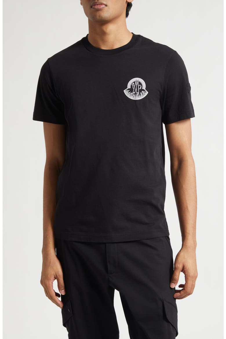 Logo Graphic T-Shirt, Main, color, BLACK