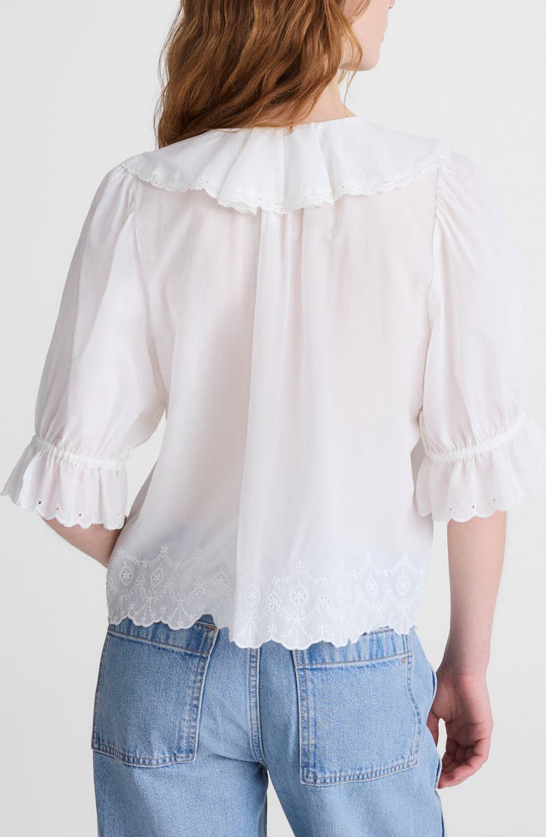 Madewell The Blaire Top, Alternate, color, White