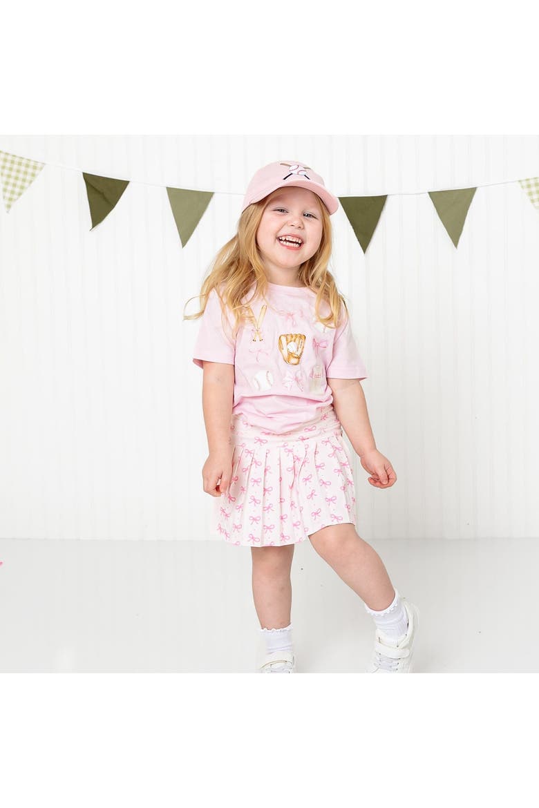 Batter Up Patch Baseball Hat, Alternate, color, Ballet Pink