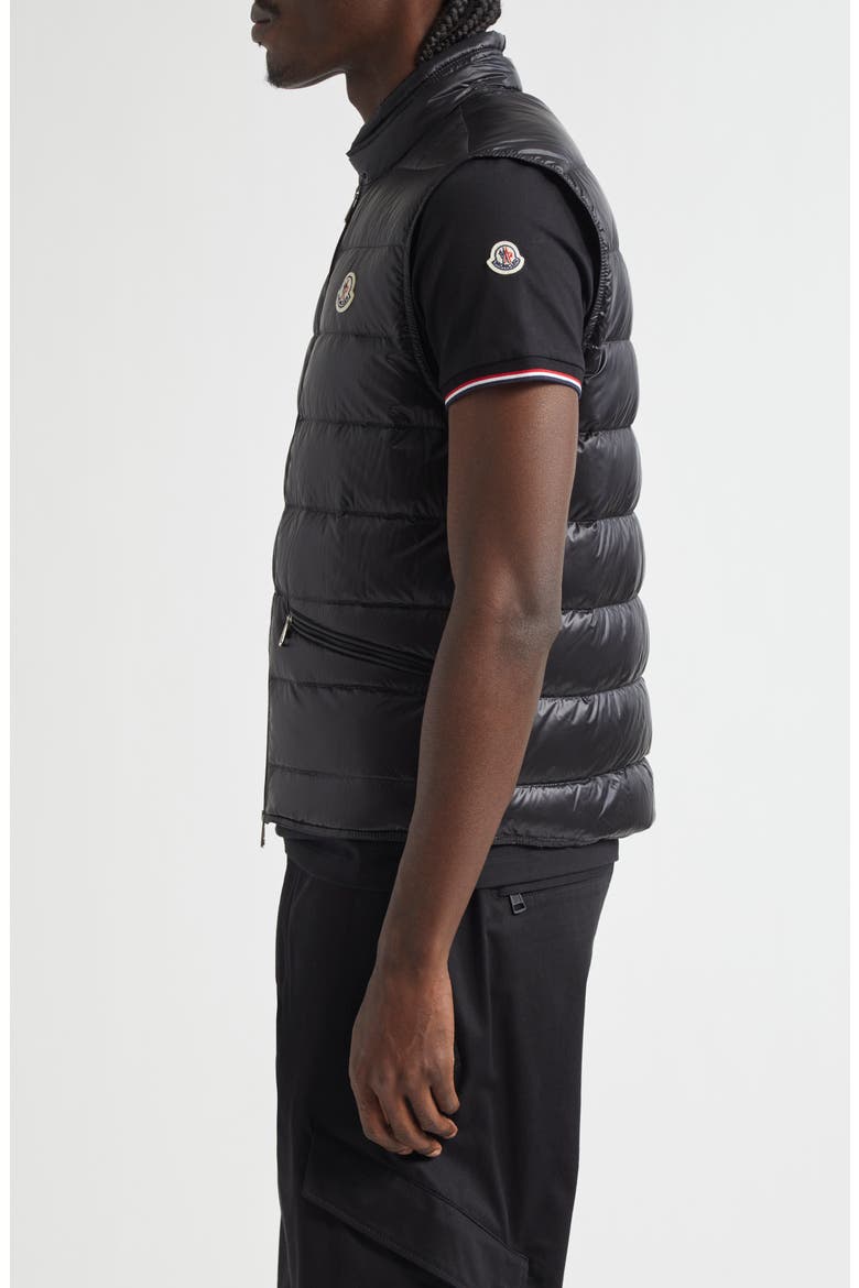 Gui Down Puffer Vest, Alternate, color, BLACK/ BLACK