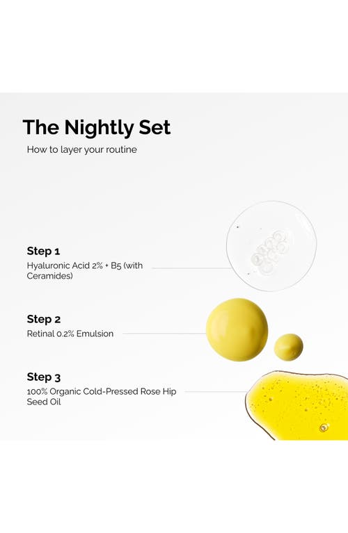 The Ordinary The Nightly Skin Care Set $35 Value