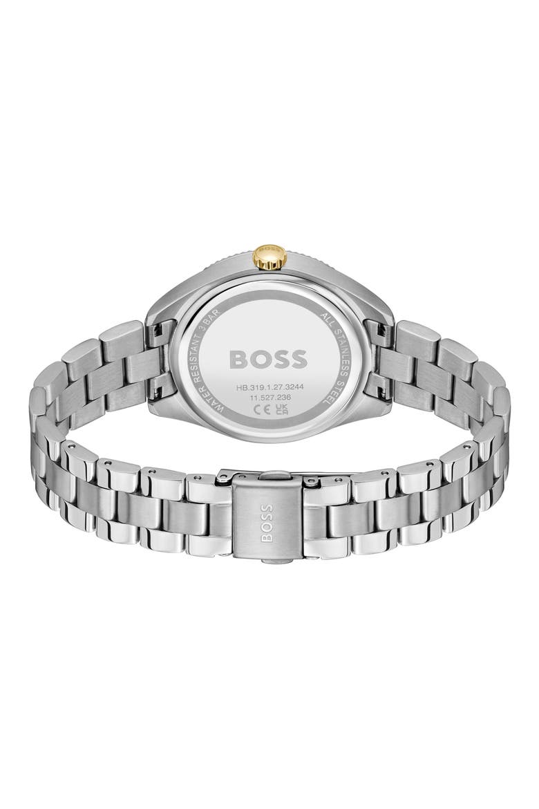 Sage Sport Bracelet Watch, 34mm, Alternate, color, SILVER WHITE