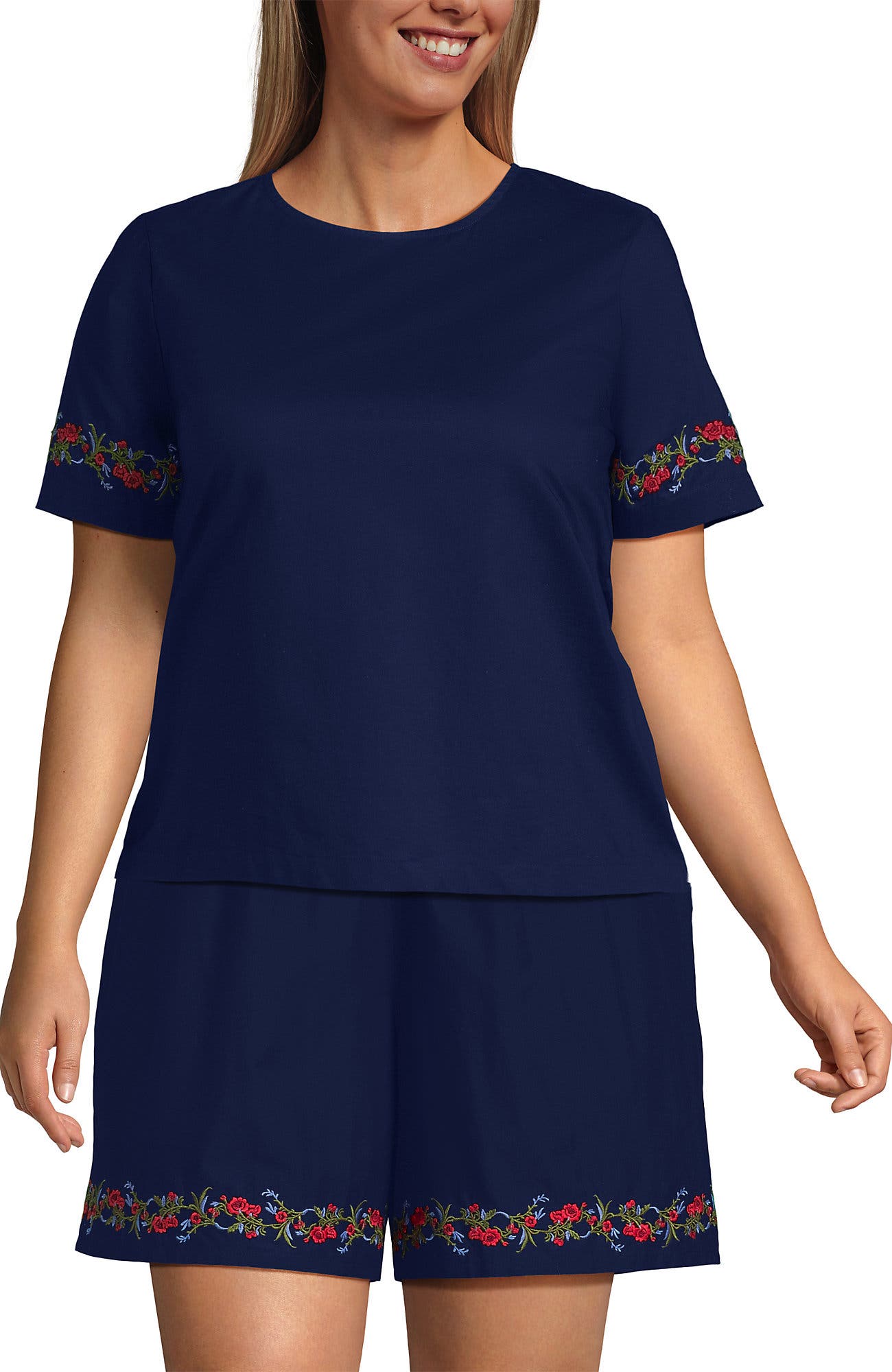 Poplin Eyelet Back Tie Shirt - image 3