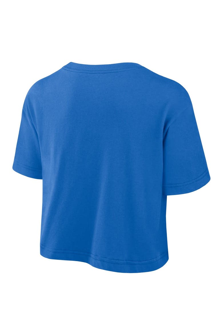 Women's Jordan Brand Blue UCLA Bruins Athletic Prep Arch Cropped Performance T-Shirt, Alternate, color, Blue