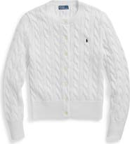 Polo Ralph Lauren Cable Cotton Crewneck Cardigan