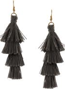 OLIVIA WELLES Talia Tassel Drop Earrings