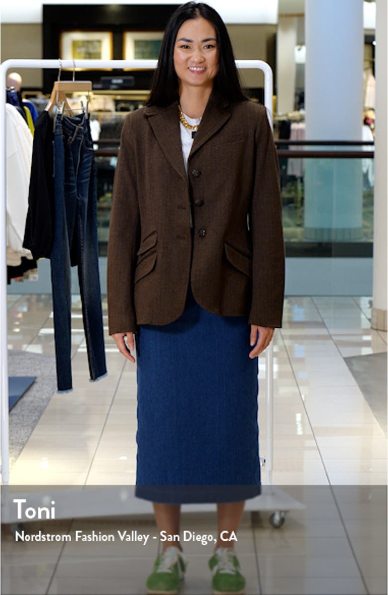 Herringbone Jacquard Blazer, sales video thumbnail