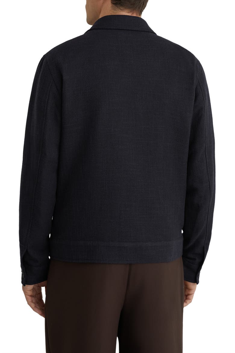 Gandine Textured Hopsack Jacket, Alternate, color, NAVY