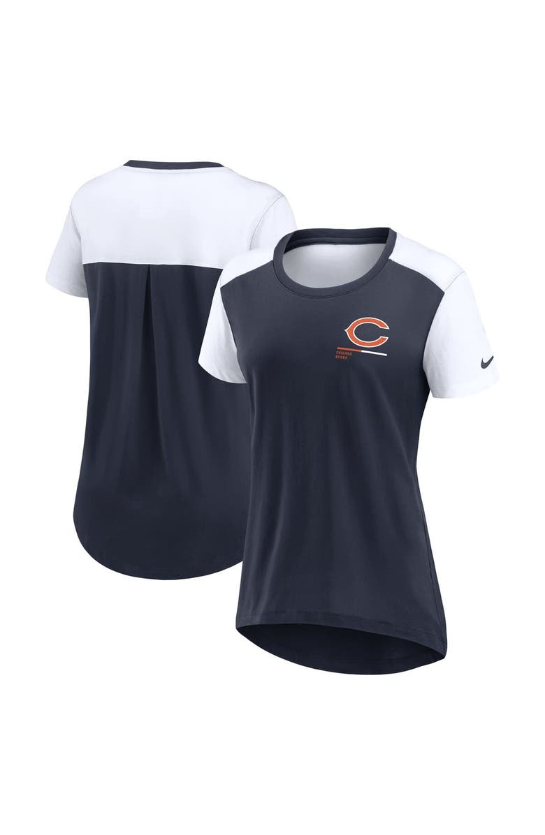 Nike Women's Nike Navy Chicago Bears Performance Fashion T-Shirt, Main, color, Navy