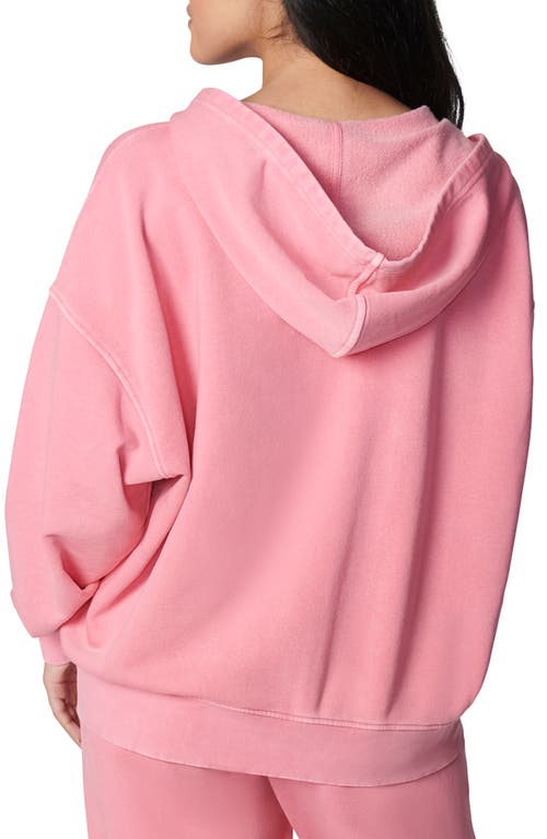 Florence By Mills Oversized Front Zip Hoodie In Washed Aurora