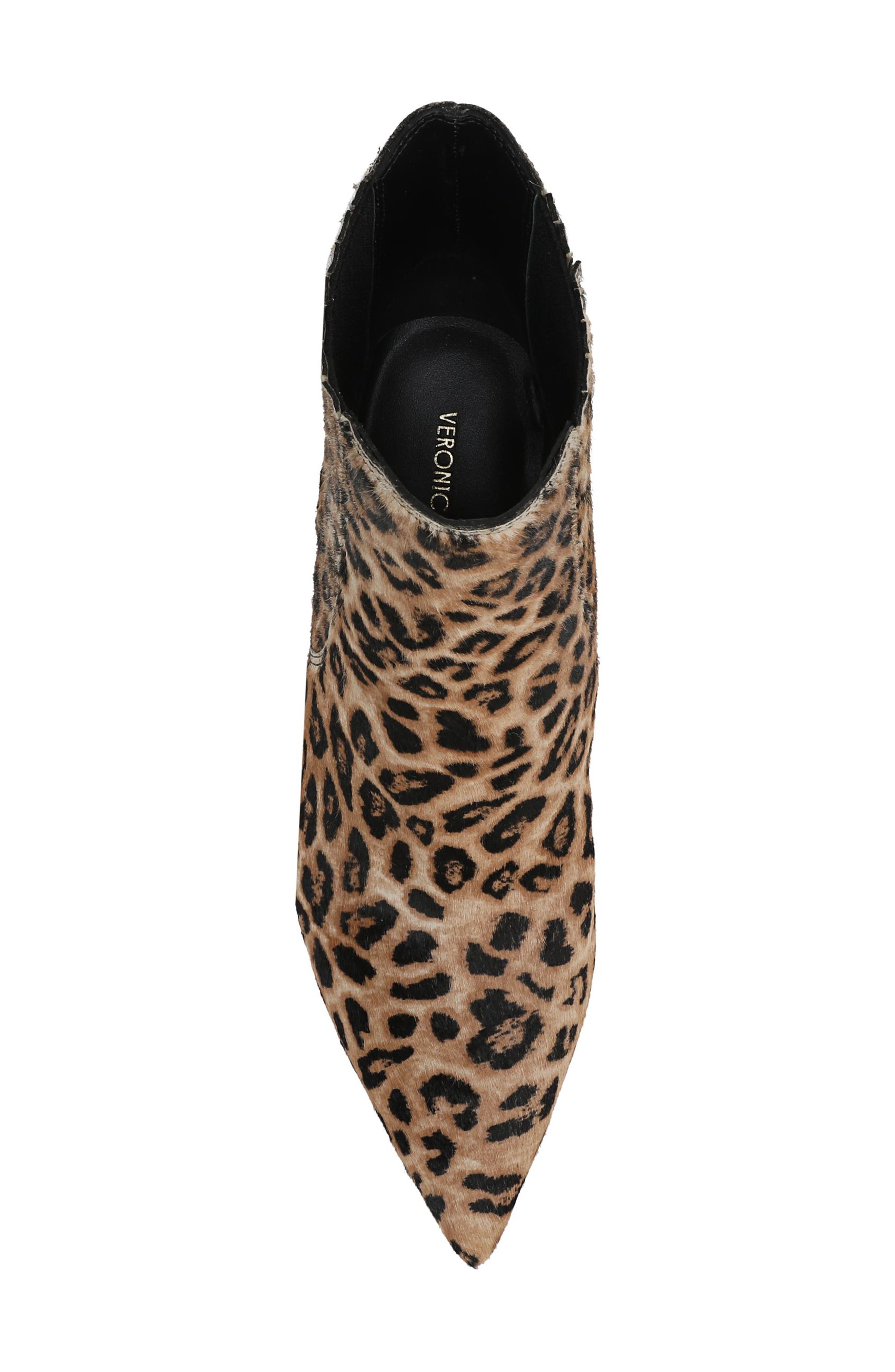 Veronica Beard Lisa Genuine Calf Hair Bootie, Alternate, color, Leopard
