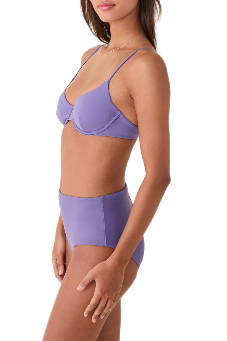 The Bermuda Underwire Bikini Top, Alternate, color, AMETHYST