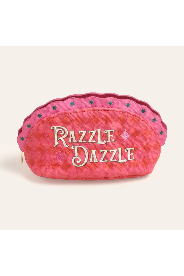 Meilin Makeup Bag 7" x 3.5" Travel Essential, Main, color, Pink