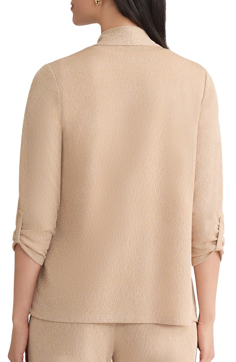 KASPER Cozy Three-Quarter Sleeve Cardigan, Alternate, color, 