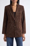 Veronica Beard Maci Suede Dickey Jacket