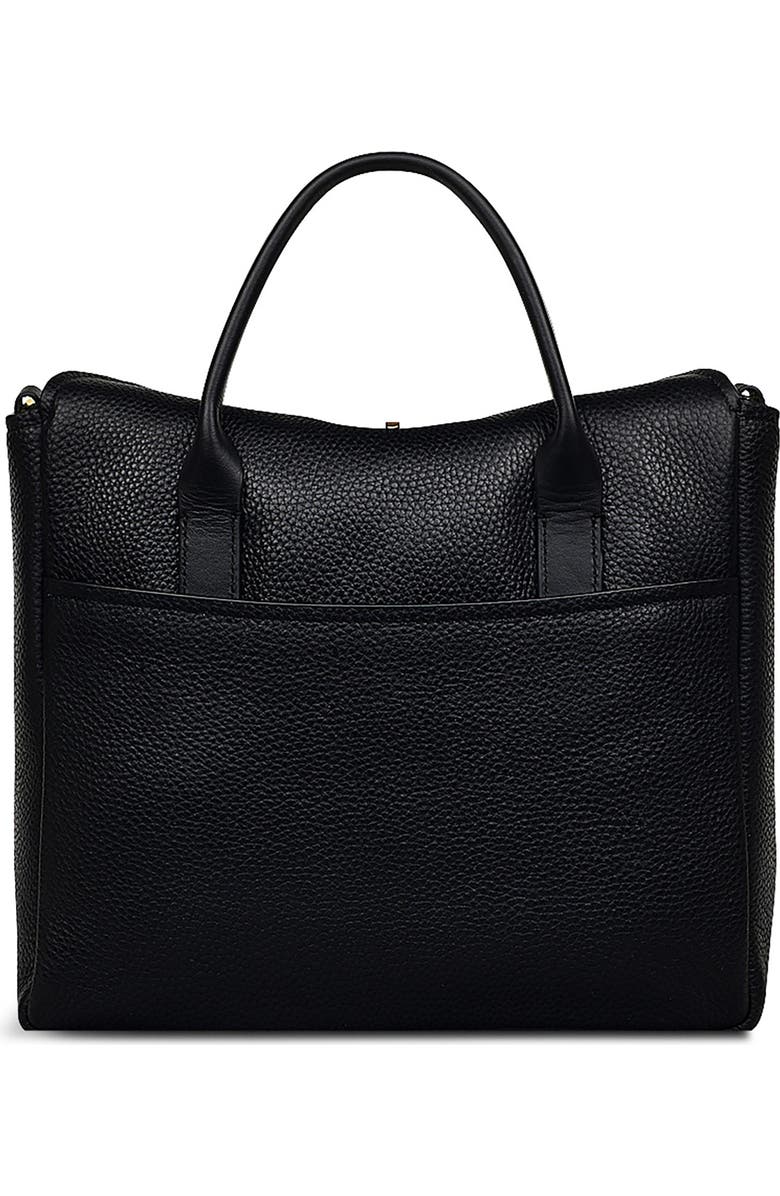 Radley Carpenter Yard Flapover Satchel Bag, Alternate, color, Black