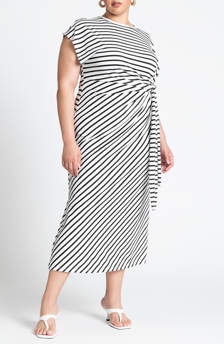 ELOQUII Easy T-Shirt Dress, Main, color, 