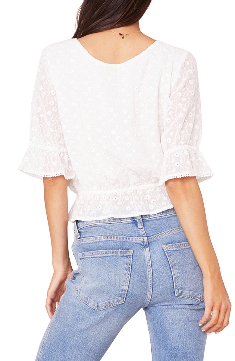 BB Dakota by Steve Madden BB Dakota Cloud Nine Broderie Anglaise Top, Alternate, color, 