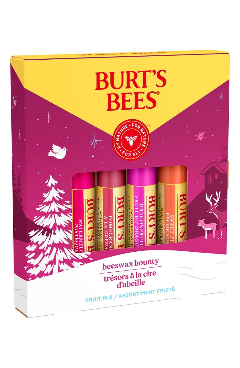 Burt's Bees Beeswax Bounty Moisturizing Lip Balm Gift Set, Alternate, color,