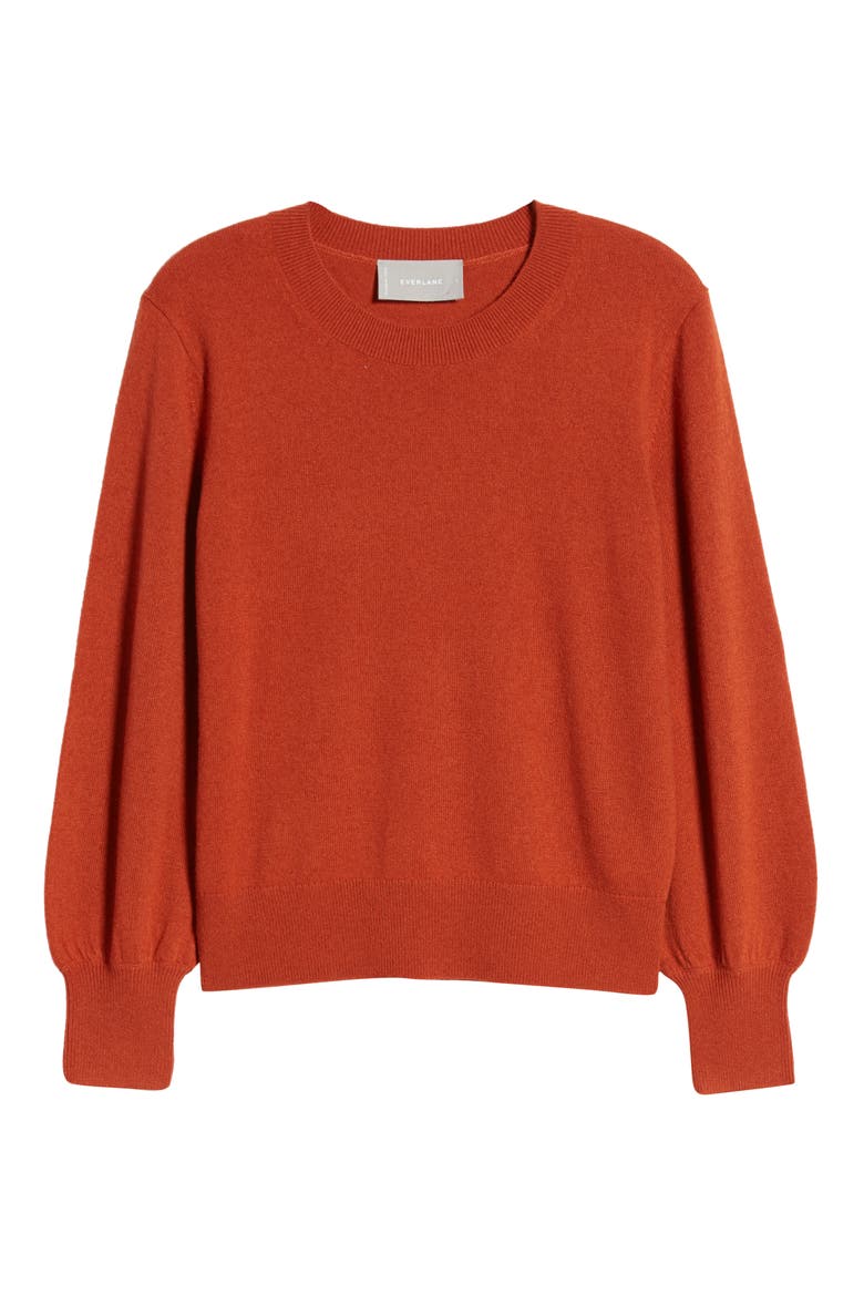 The Cashmere Lantern Sweater, Main, color, ROOIBOS TEA
