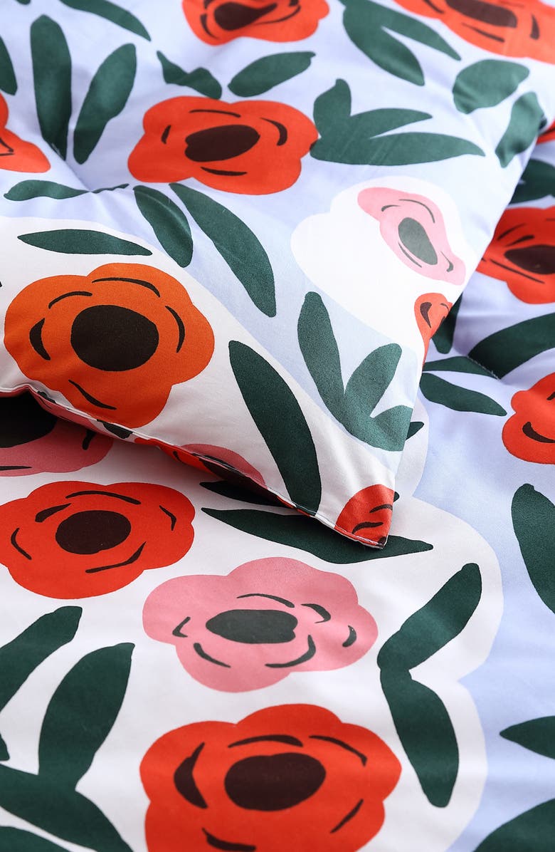 Marimekko Ruukku Comforter & Sham Set, Alternate, color, 