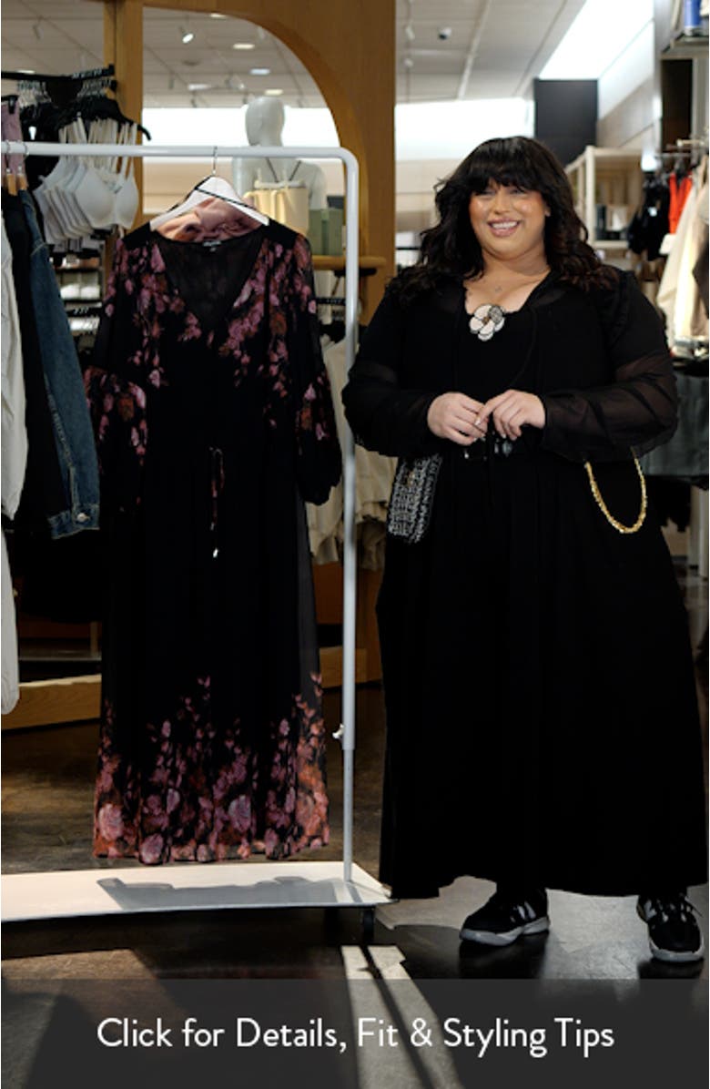 Romance Border Maxi Dress, sales video thumbnail