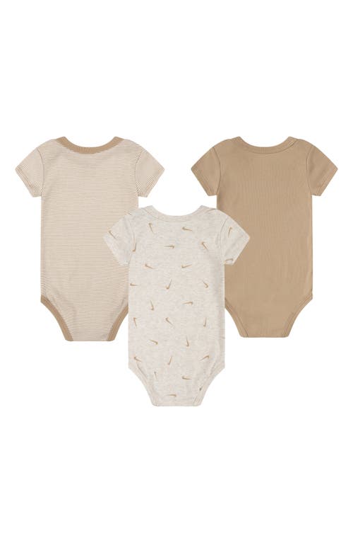 Nike Essentials 3-pack Assorted Bodysuits In Multi