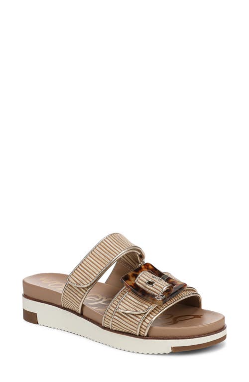 Sam Edelman Adrianna Two-strap Sandal In Sunny Gold