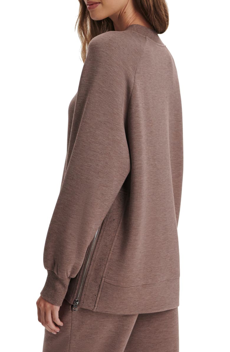 Varley Nicole Oversize Sweatshirt, Alternate, color, Deep Taupe Marl Fleck