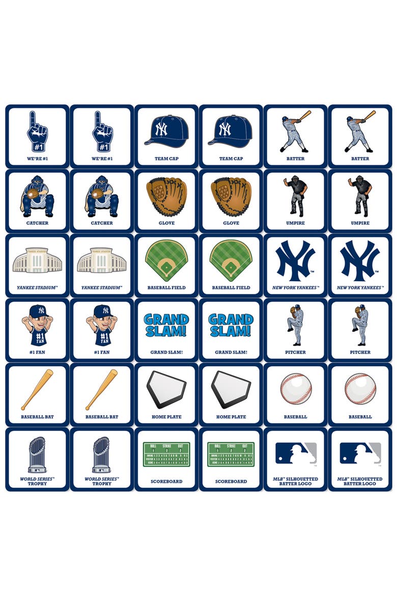 New York Yankees Matching Game, Alternate, color, Multicolor
