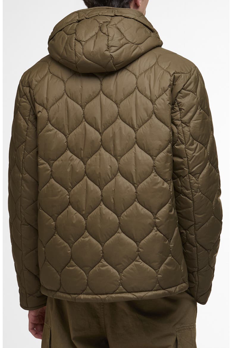 Re-Engineered Hooded Quilted Jacket, Alternate, color, BEECH
