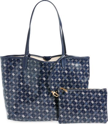 Medium Harper Monogram Shopper Tote