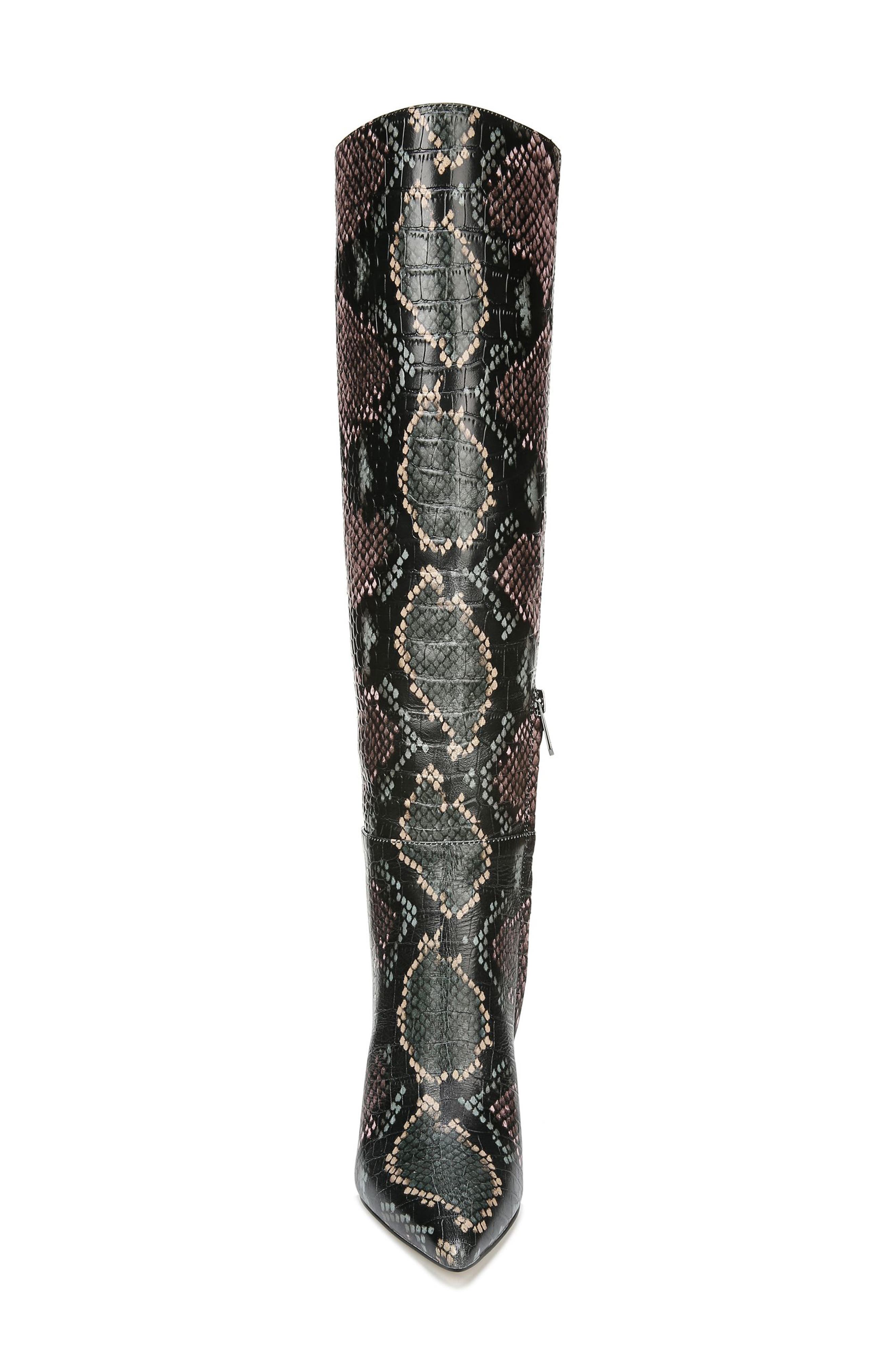 Raakel Knee High Boot, Alternate, color, WINTERGREEN MULTI LEATHER