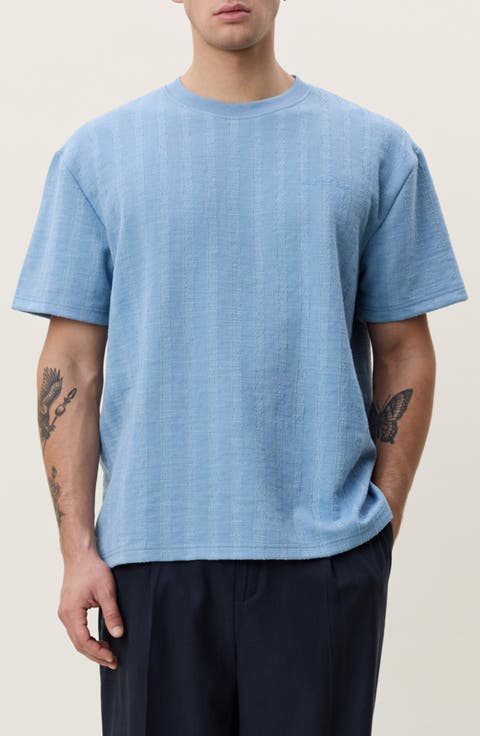 Stripe Jacquard T-Shirt