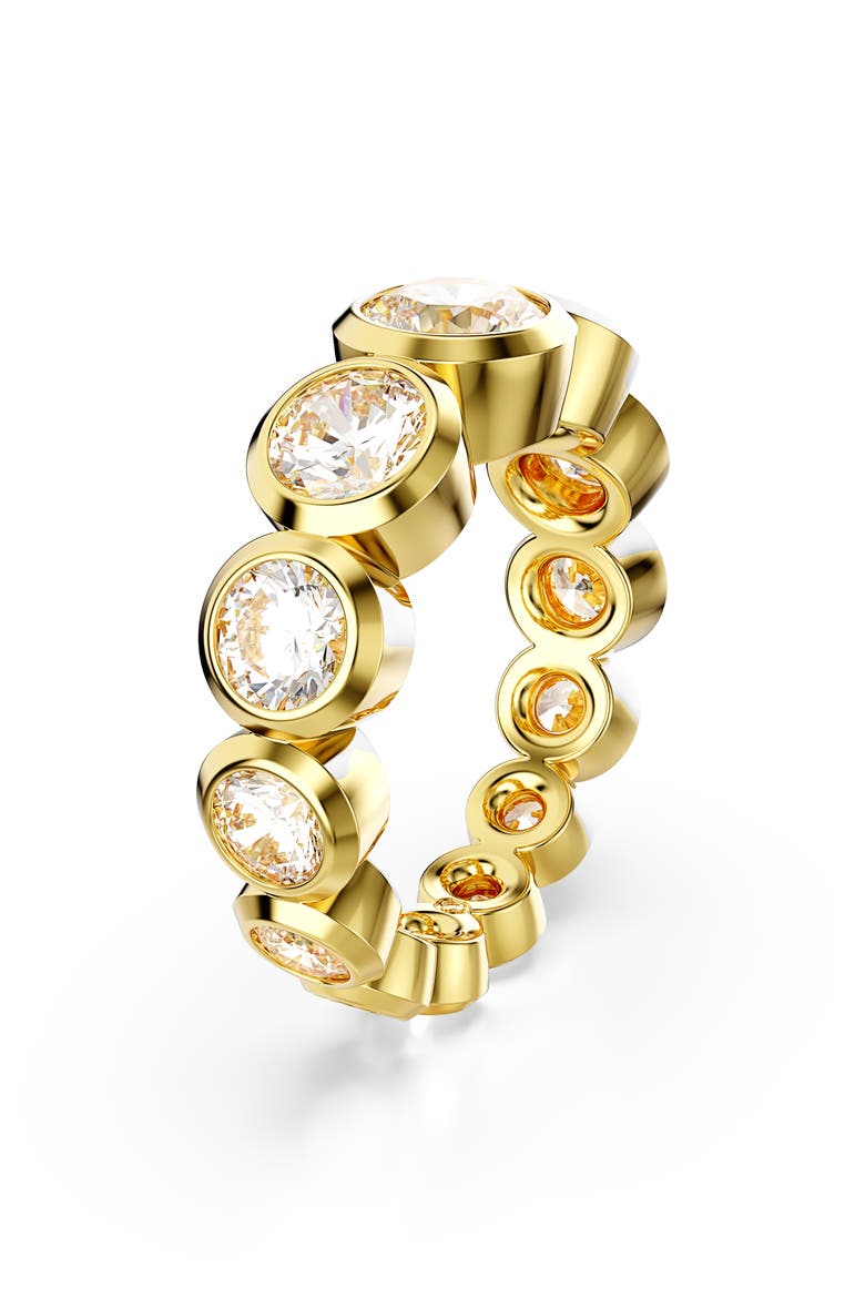 Imber Crystal Graduated Eternity Ring, Alternate, color, WHITE/ GOLD