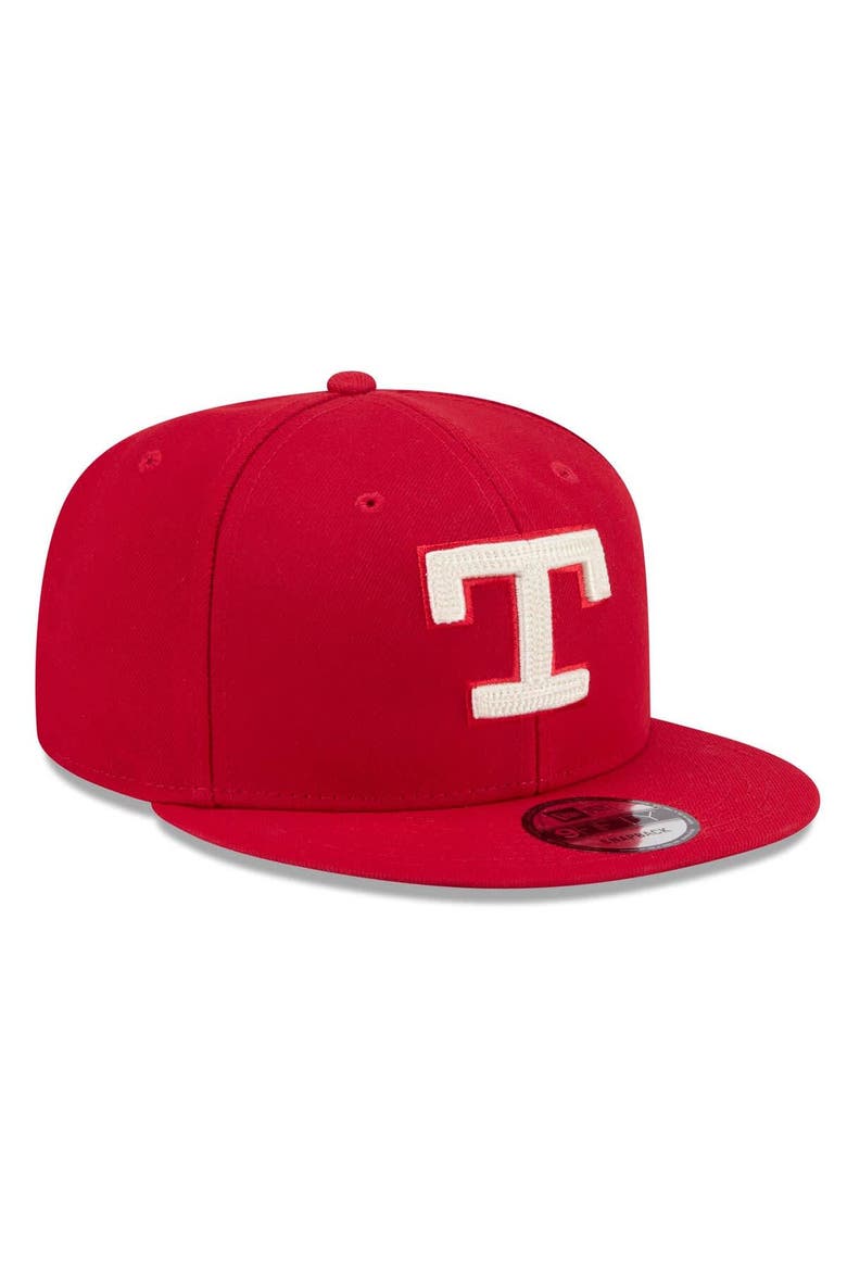 Youth New Era  Red Texas Rangers 2026 City Connect 9FIFTY Snapback Hat, Alternate, color, Red