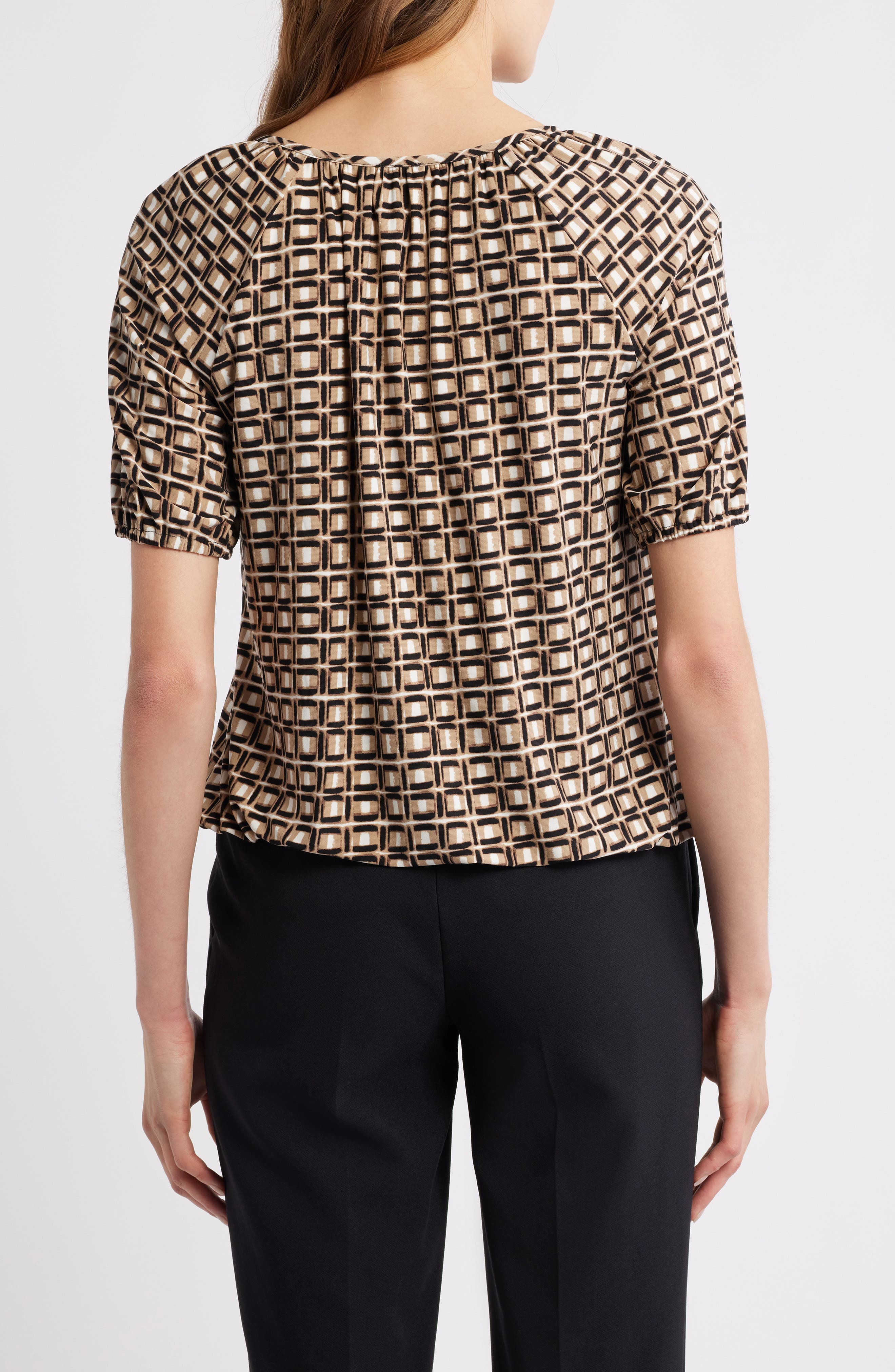 Keyhole Peasant Top - image 2