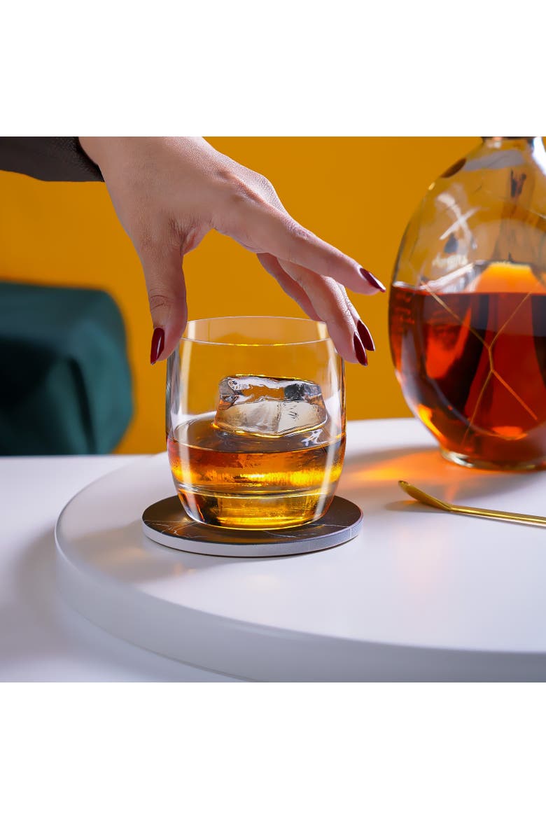 Crystal Double Rock Old Fashioned Glasses - Set of 6, Alternate, color, Clear