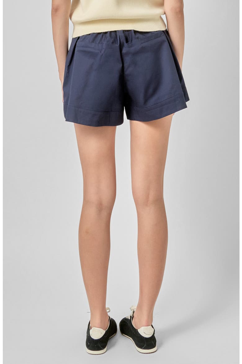 Cotton Poplin Drawstring Shorts, Alternate, color, NAVY