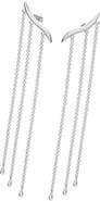 Lucy Quartermaine Long Waterfall Earrings