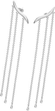 Lucy Quartermaine Long Waterfall Earrings