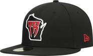 New Era Men's New Era Black Wisconsin Timber Rattlers Authentic Collection Team Alternate 59FIFTY Fitted Hat